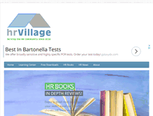 Tablet Screenshot of hrvillage.com